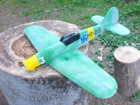  Valtion Pyorremyrsky skamuflovany na Me-109